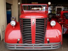 Antique Firefighters Truck Royalty Free Stock Photo Antique Firefighters Truck Royalty Free Stock Photo