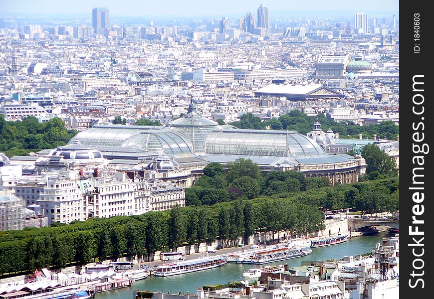 Grand Palais from the Eiffel Tower