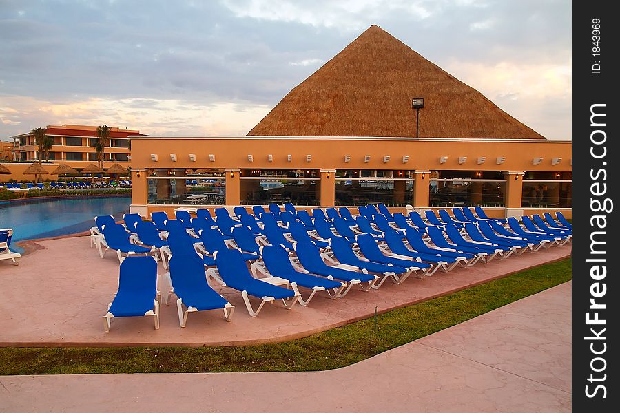 A beach resort in Cancun