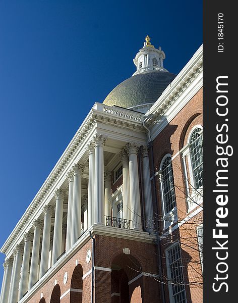 Detail of the Massachusetts State House