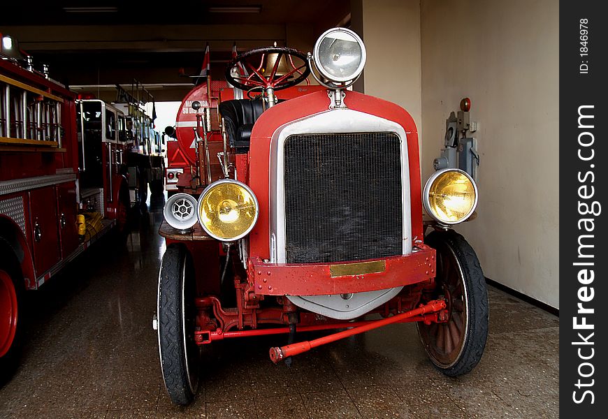 Antique Firefighters Truck