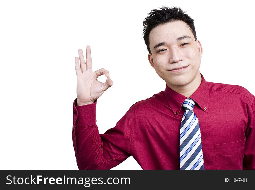 Male in Business Attire Posing. Male in Business Attire Posing