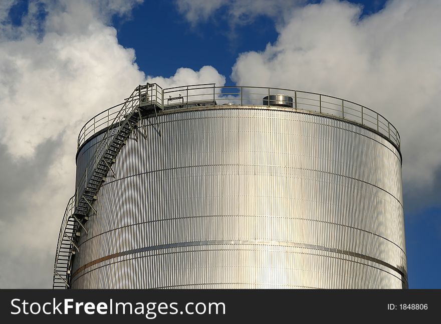 Silo belonging to a factory