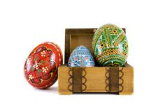 Easter Eggs In Box Stock Photo Easter Eggs In Box Stock Photo