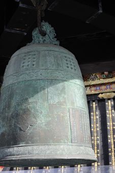 Korean Bell In Toshogu, Nikko, Japan Royalty Free Stock Image