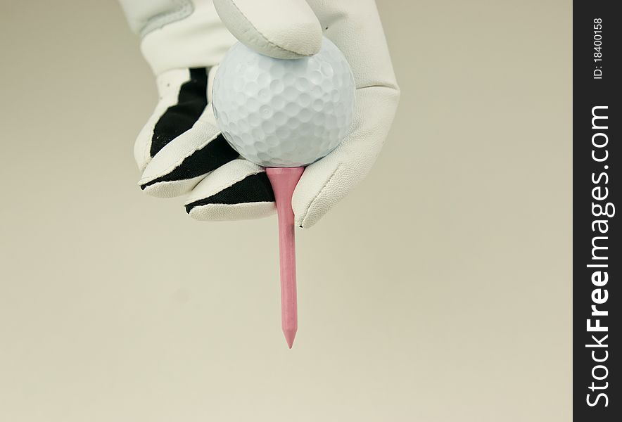 Golfglove And Pink Tee