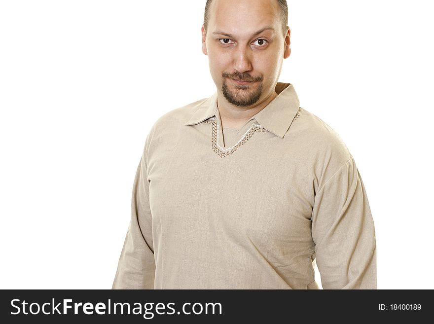 Handsome Man With Beard And Mustache