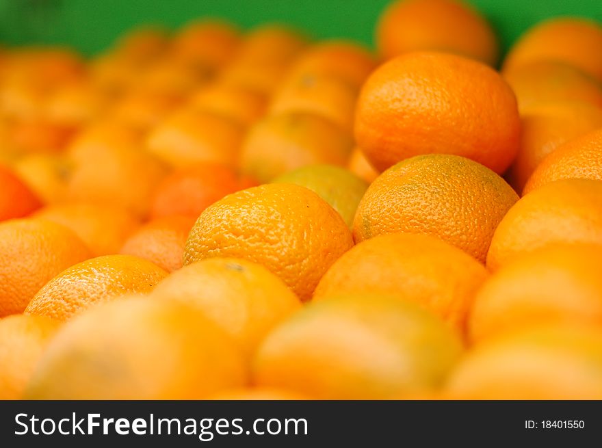 Oranges In Supermarket