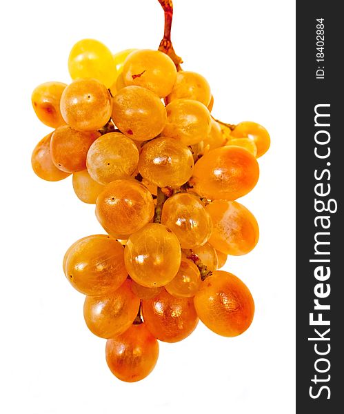 Ripe yellow grape