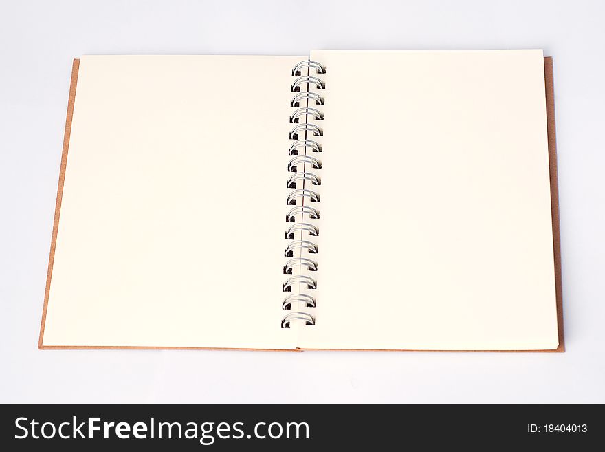 Blank notebook with pencil, You can write anything on it.