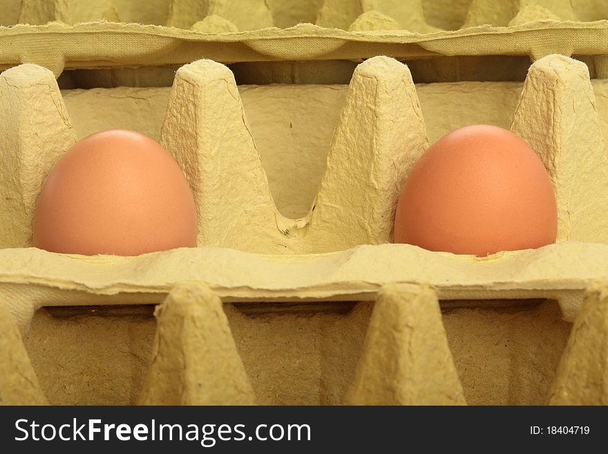 Yellow egg box background texture