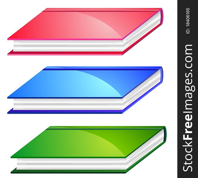 Three Colorful Books