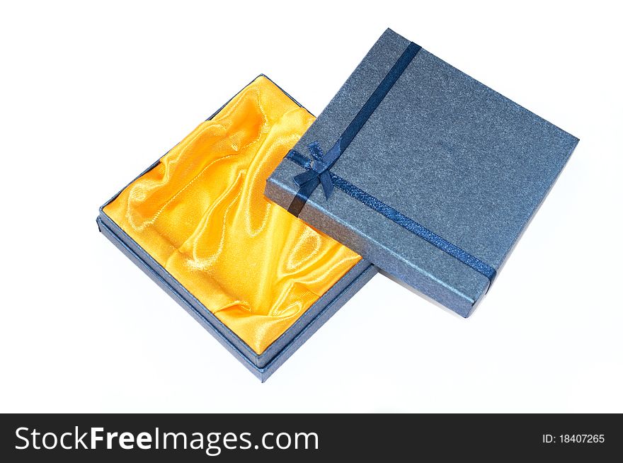 Luxury gift box - blue and gold