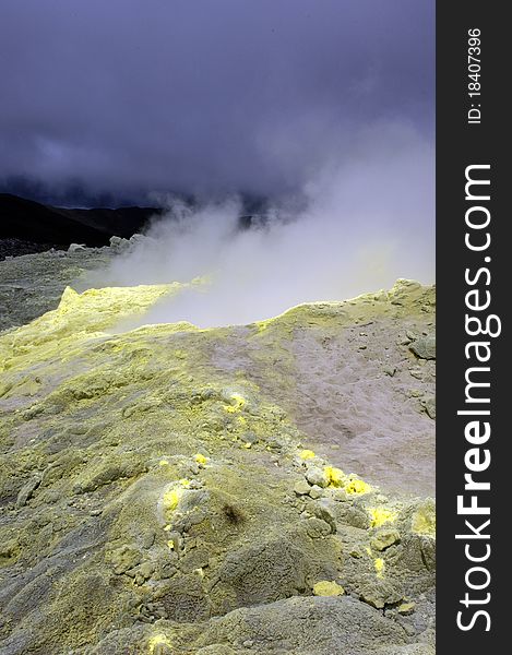 Galapagos Sulfur Volcano