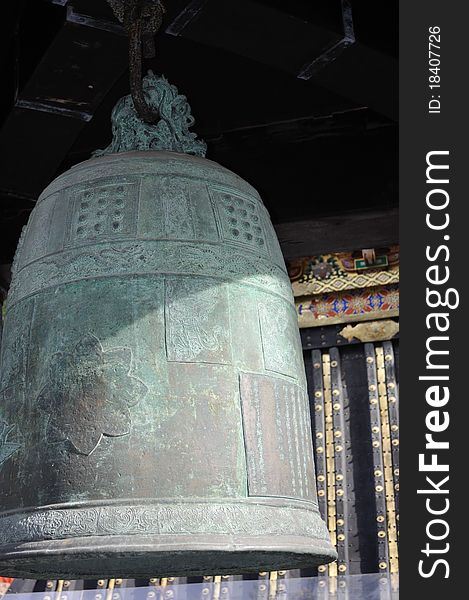 Korean bell in Toshogu, Nikko, Japan