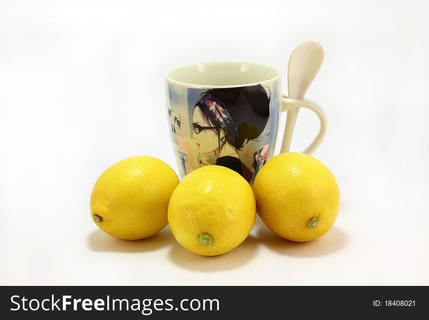 Lemons and a cup of tea