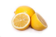 Two Lemons Stock Photo