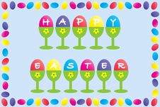 Happy Easter Frame Design Royalty Free Stock Images Happy Easter Frame Design Royalty Free Stock Images