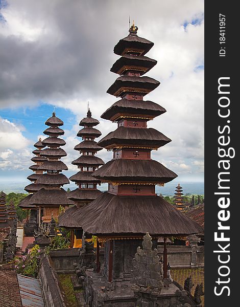 Mother Temple of Besakih. Largest hindu temple of Bali