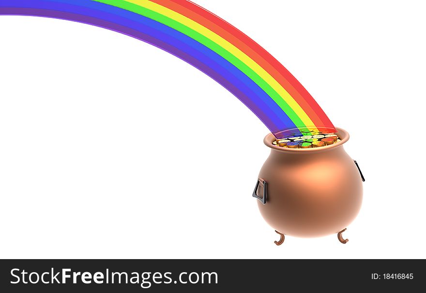 Pot Full Of Gold Coins