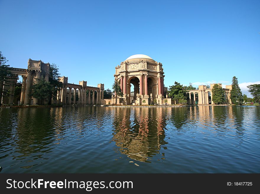 San Francisco Palace of Fine Arts california america Rotonda