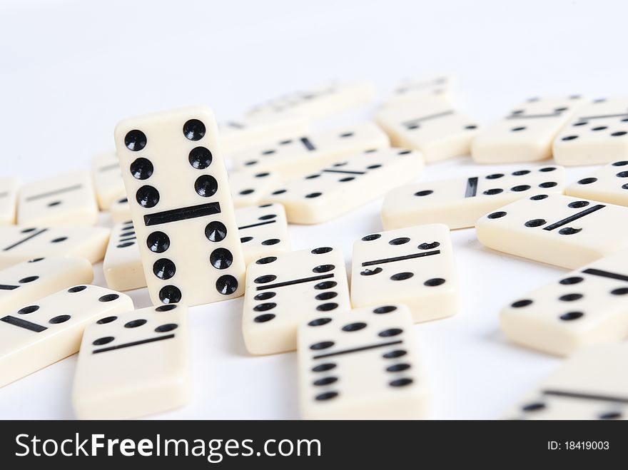 Some domino cubes in chaos