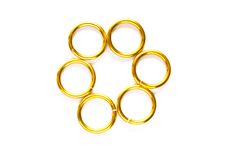 Gold Clip For Paper Royalty Free Stock Image Gold Clip For Paper Royalty Free Stock Image