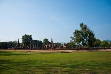 Wat Mahatat Sukhothai History Park In Thailand Royalty Free Stock Photos Wat Mahatat Sukhothai History Park In Thailand Royalty Free Stock Photos
