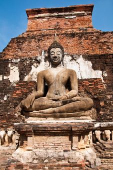 Wat Mahatat Sukhothai History Park In Thailand Royalty Free Stock Photography Wat Mahatat Sukhothai History Park In Thailand Royalty Free Stock Photography