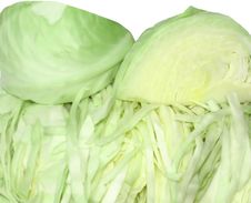 Cabbage Fresh, Green, Crackling Royalty Free Stock Photos