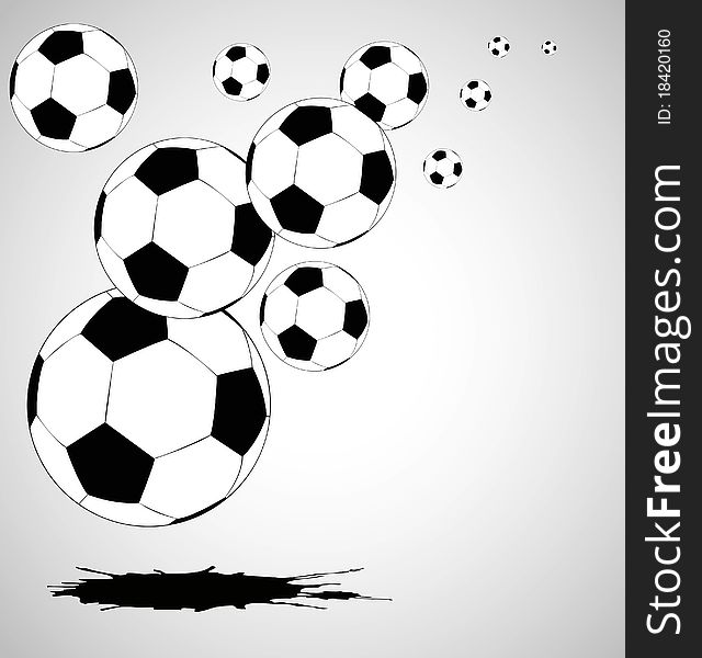 The  Abstract Soccer Background