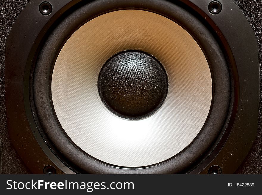 Stereo speakers membrane trebble bass tweeter