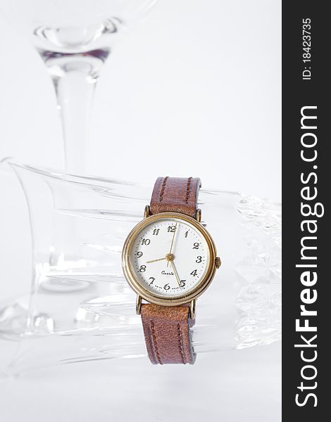 Wristwatch And Glass