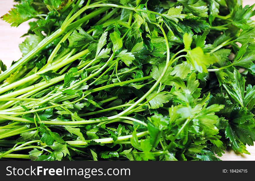 A bunch of Italian Parsley