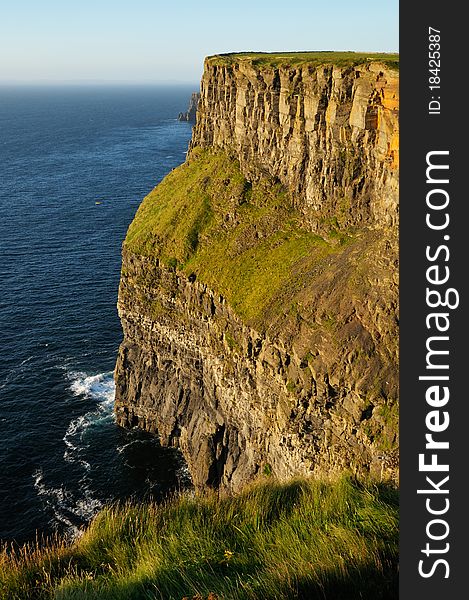 Cliffs of Moher in summer afternoon, Ireland