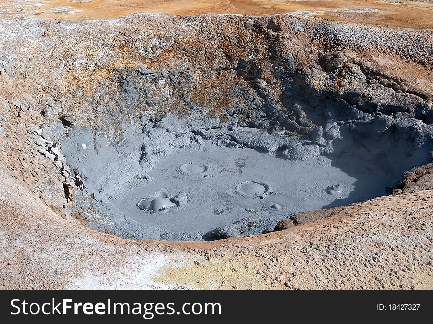 Fumaroles Námafjall in Iceland