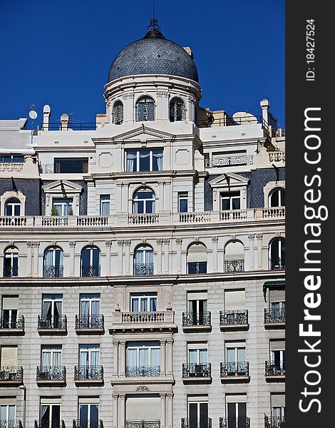 Traditional architecture in Barcelona, Spain. Traditional architecture in Barcelona, Spain