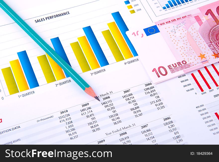 Financial Analysis With Charts And Money