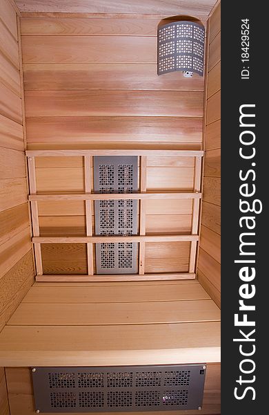 Sauna inside