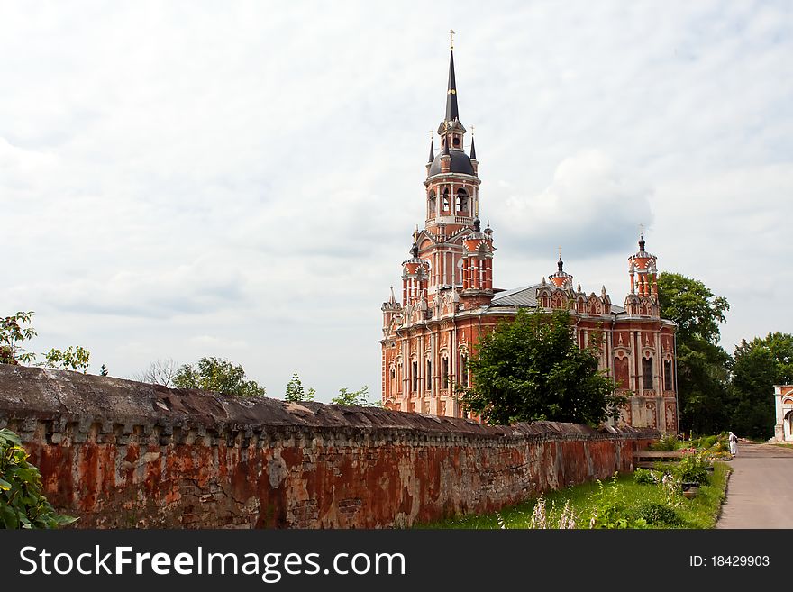 View of Mozhaysk Cathedral. Constructed in 1802–1814. Mozhaysk. Russia.