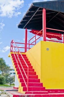Portraits Of Lifeguard Tower Royalty Free Stock Image Portraits Of Lifeguard Tower Royalty Free Stock Image