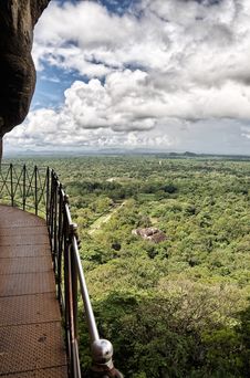 Walkway, Sigiriya, Sri Lanka Stock Photography Walkway, Sigiriya, Sri Lanka Stock Photography