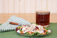 Salad And Iced Tea Stock Images Salad And Iced Tea Stock Images
