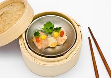 Chinese Steamed Dimsum Scallops Stock Photography Chinese Steamed Dimsum Scallops Stock Photography