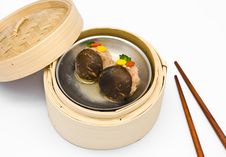 Chinese Steamed Dimsum Mushrooms Stock Images Chinese Steamed Dimsum Mushrooms Stock Images