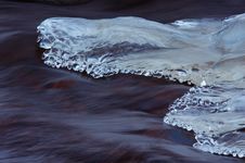 Melting Ice On The River Royalty Free Stock Photos Melting Ice On The River Royalty Free Stock Photos