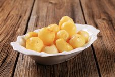 Pan-roasted Potatoes Royalty Free Stock Images Pan-roasted Potatoes Royalty Free Stock Images