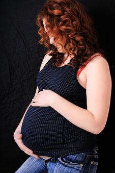 Beautiful Pregnant Woman Stock Image
