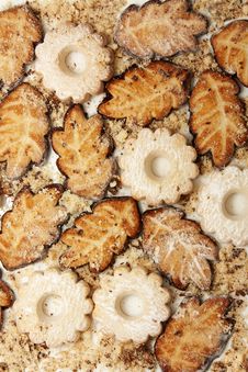 Background Of Cookies Royalty Free Stock Photography Background Of Cookies Royalty Free Stock Photography