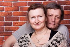Happy Seniors Couple In Love Royalty Free Stock Image